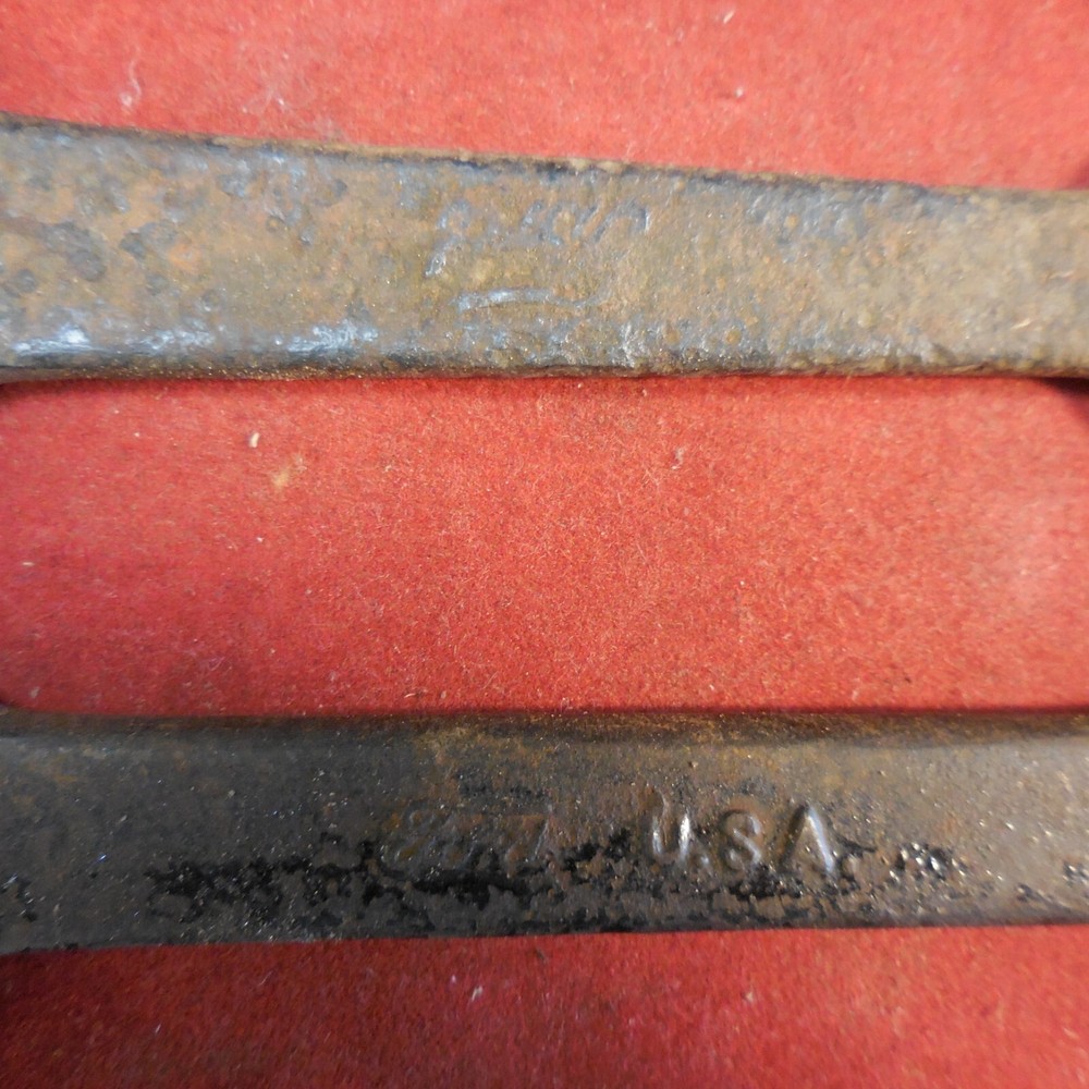 3 VINTAGE FORD OPEN END WRENCHES #O/H