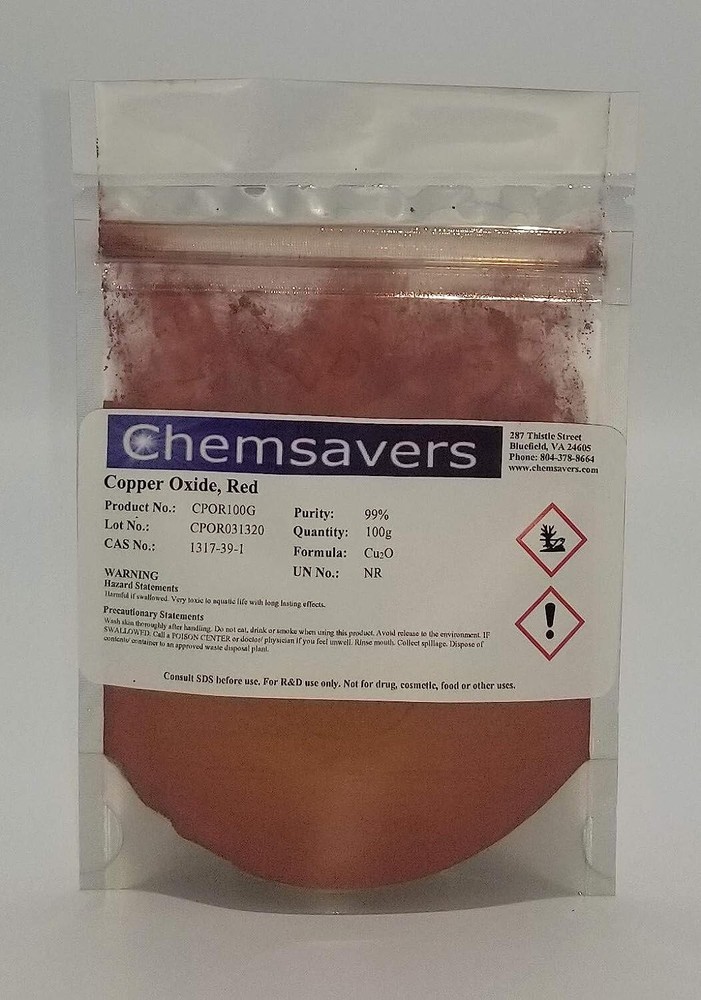 Copper Oxide, Red, 99%, 100g