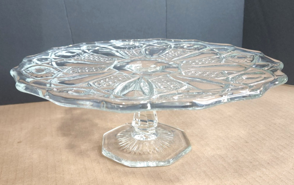 Mckee Quintec EAPG  Pedestal Cake Stand