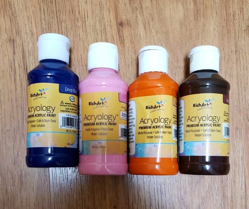 Acryology Acrylic Paint (8 bottles)