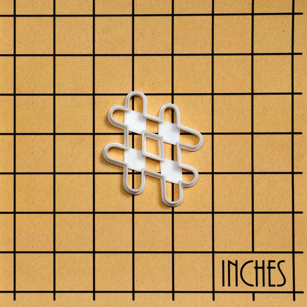 Hashtag Cookie Cutter - social media technology computer communication tweets