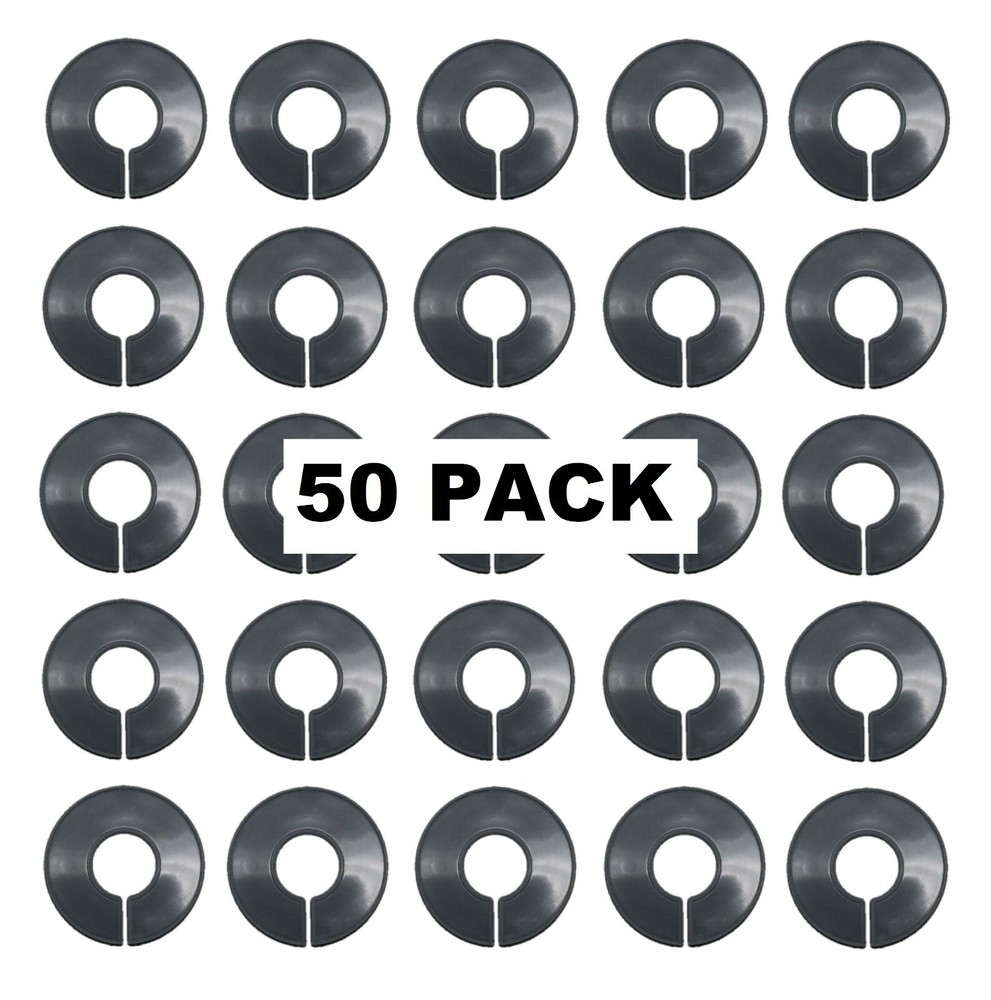 Grey Round Plastic Blank Rack Size Dividers - Multi-pack
