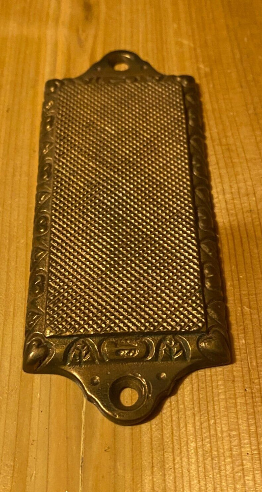 Antique Match Striker Plate Victorian Fireplace Mantel tool