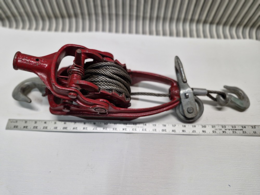2 ton Wyeth-Scott More Power Puller Wire Cable, With Double Line