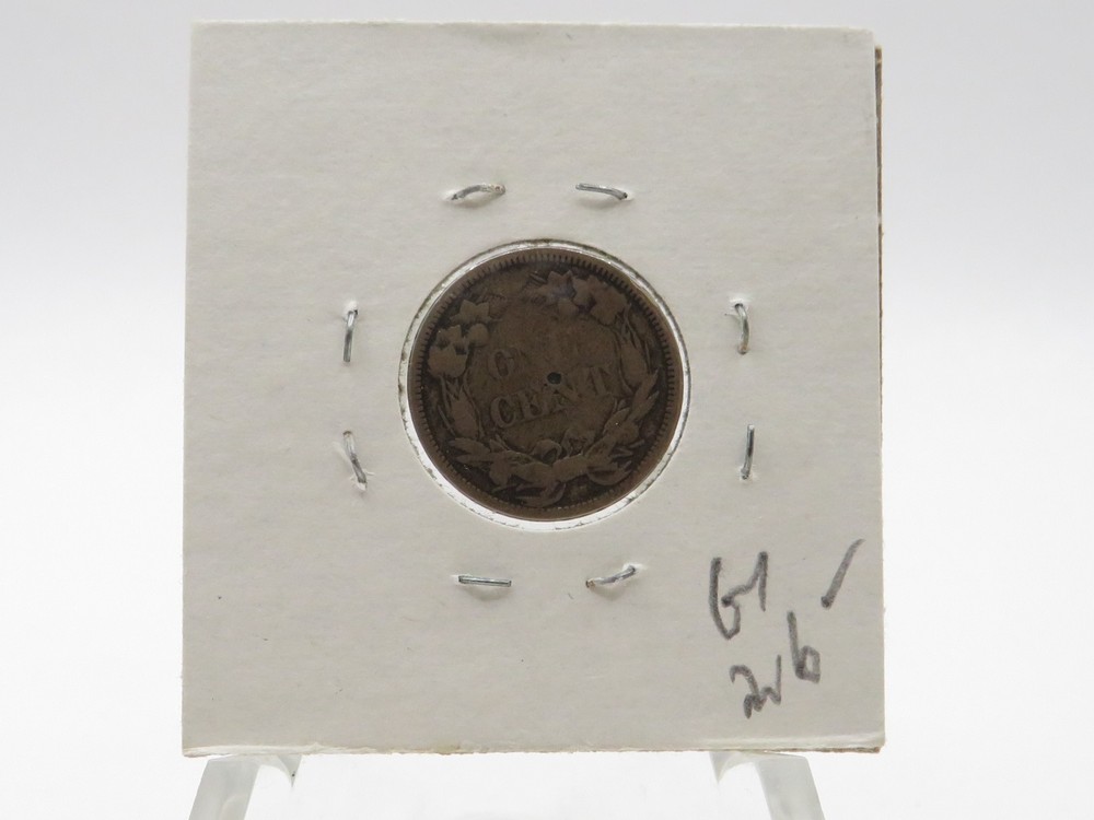 UNITED STATES 1858 FLYING EAGLE CENT GOOD CONDITION**