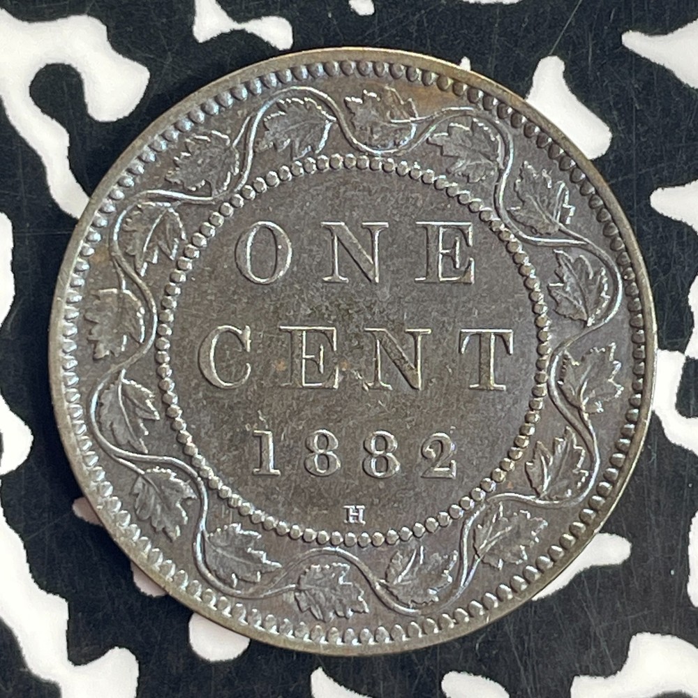1882-H Canada Large Cent Lot#T8429 Nice!