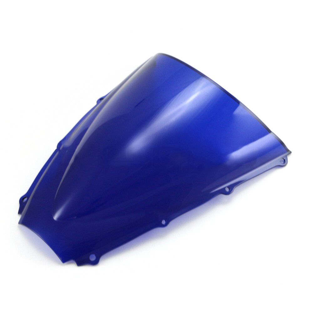 ABS Blue Double Bubble Windscreen Windshield for 2006-2008 Triumph Daytona 675