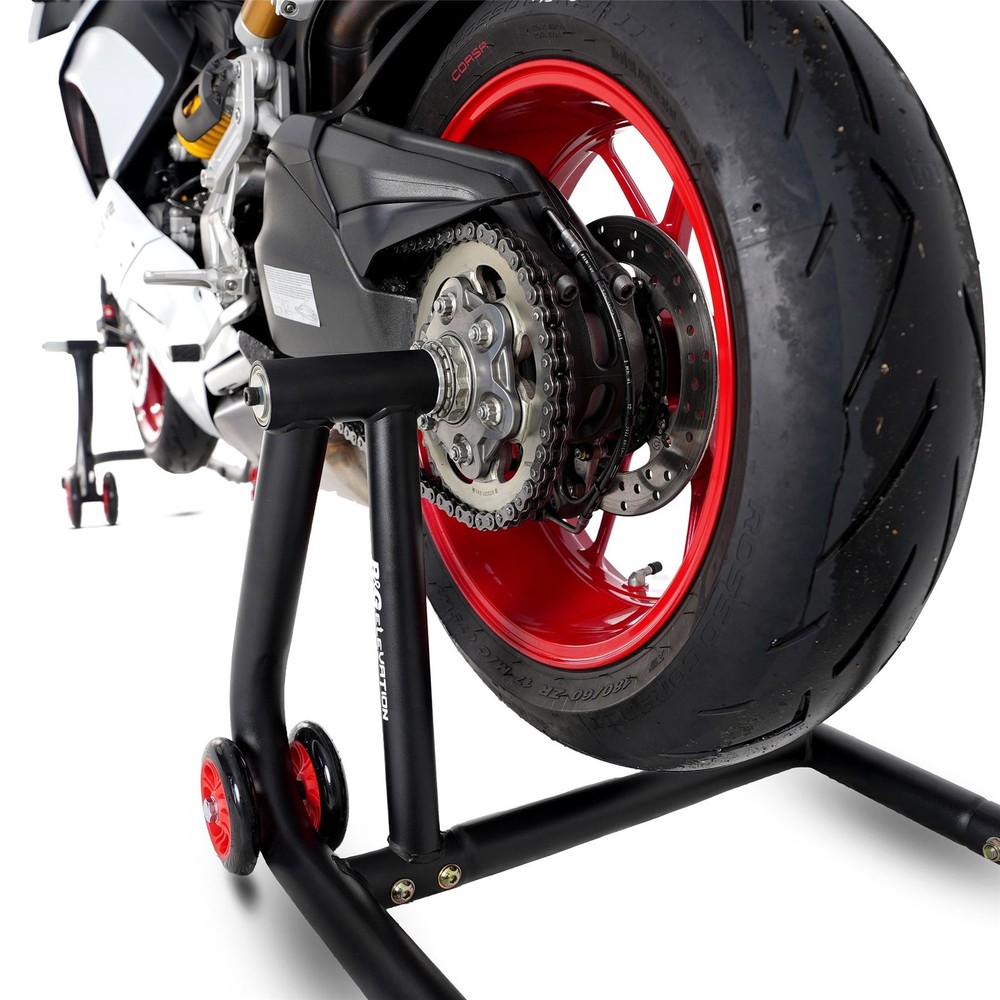 R&G Single Sided Workshop Paddock Stand Black (Left) Norton V4CR 2024