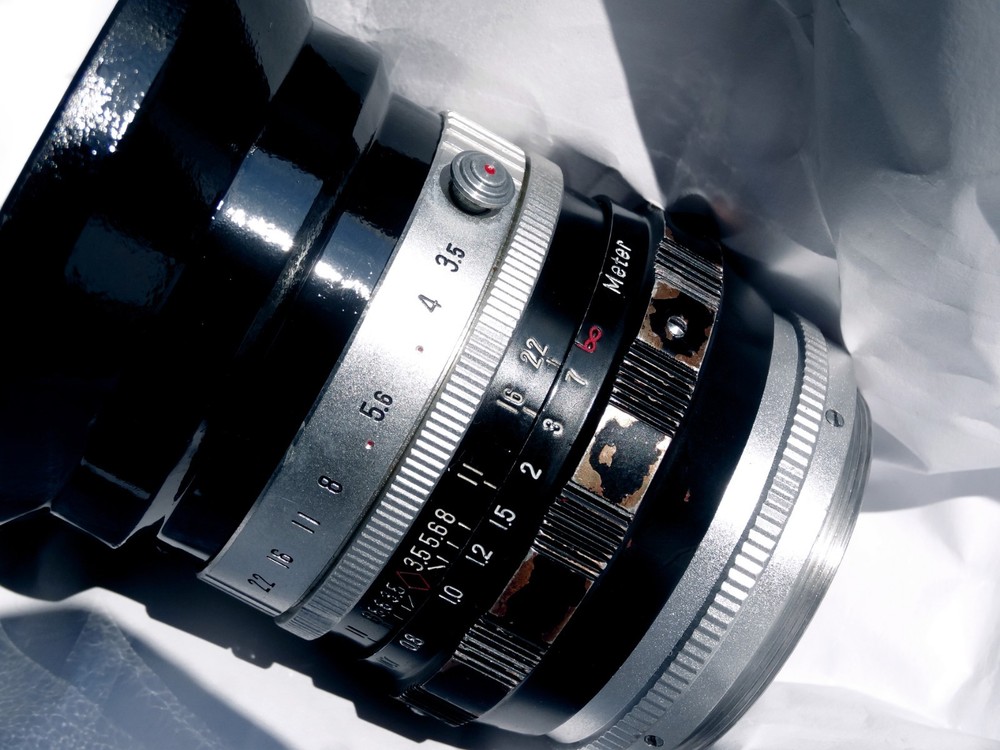 A Curiosity: Fujitar 3.5/52mm (Kalimar 66) ADAPTED Pentacon SIX Medium Format