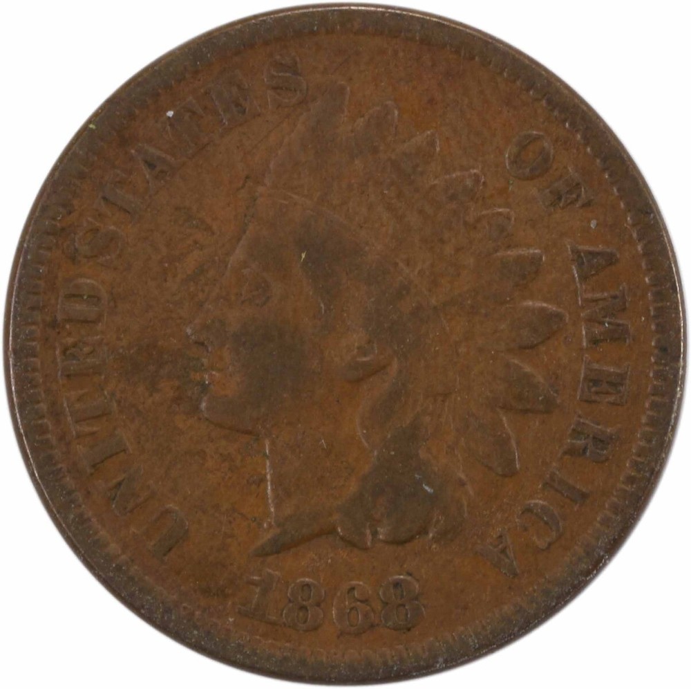 1868 Indian Cent F Uncertified #332
