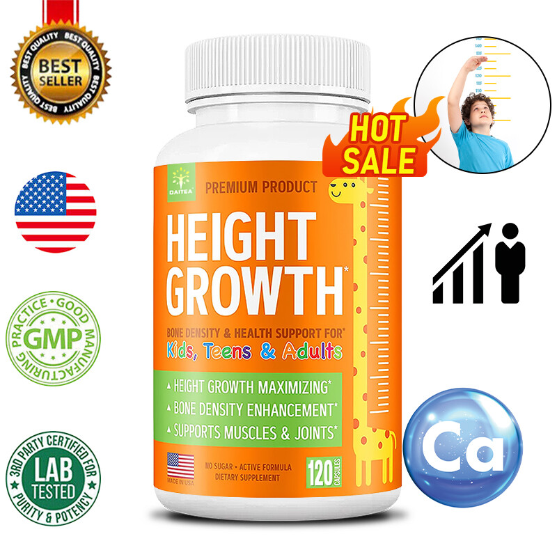 Height Growth Growth Supplement Unisex No Side Effects Bone Density Support