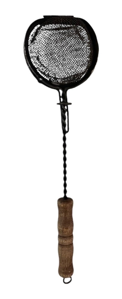 Kitchen Strainer Primitive Long Handle Double Side Soap Sieve Spice Steeper