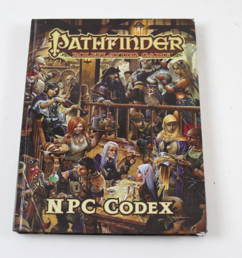 Pathfinder NPC Codex, 1st Print Hardcover  Good Condition