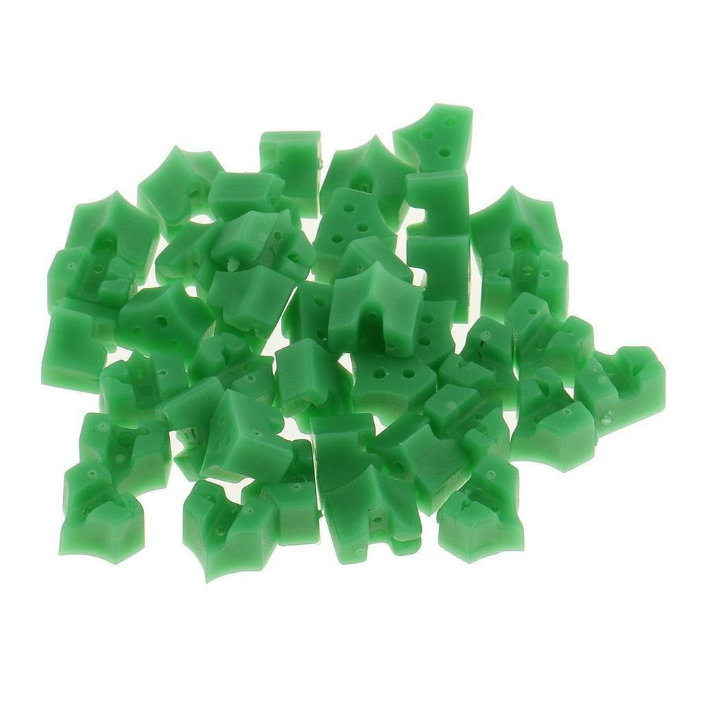 40Pcs Dental Rubber Elastic Sectional Contoured Matrices Matrix Ring Delta Ledge