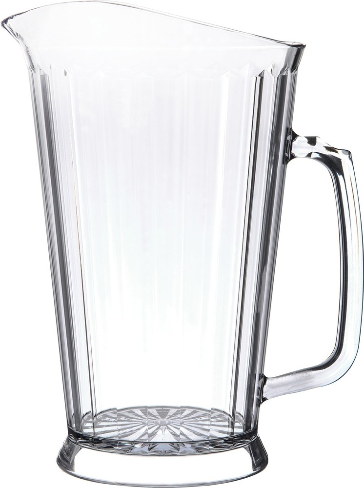 Crystalite Tall Pitcher Rounded Restaurant Catering Kitchen Plastic 60 Oz
