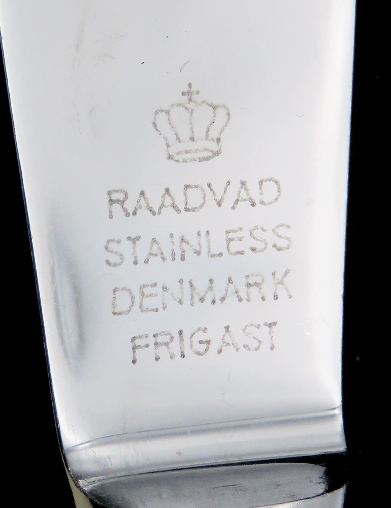 Vintage Danish Knife Set 16 Silver Handles Stainless Blades Beaded Pattern
