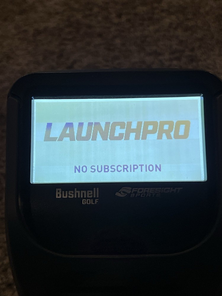 Bushnell Launch Pro Launch Monitor
