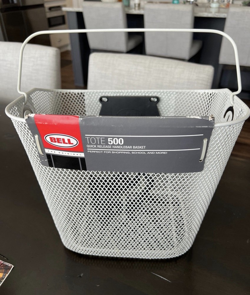 bell white bicycle tote 500