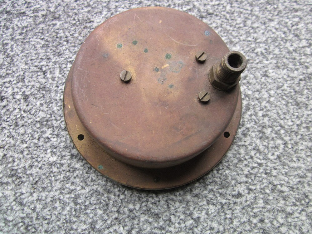 Vintage Brass Pressure Gauge