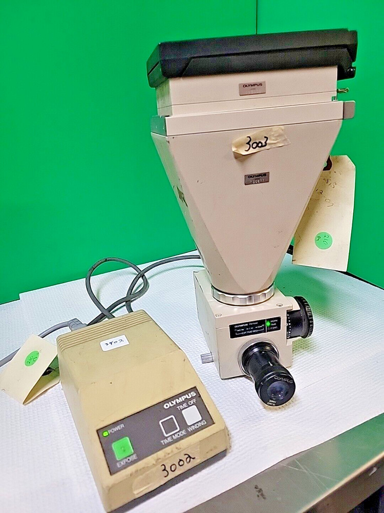 Vintage Olympus PM-10AK Microscope Camera w/ Controller | Exposure System
