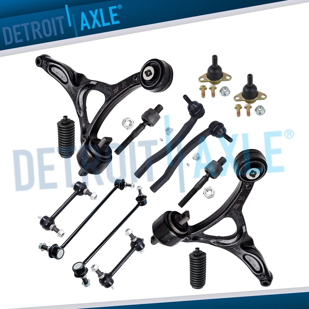 14pc Front Lower Control Arm Ball Joint Tierod Sway Bar for 2003-2014 Volvo XC90
