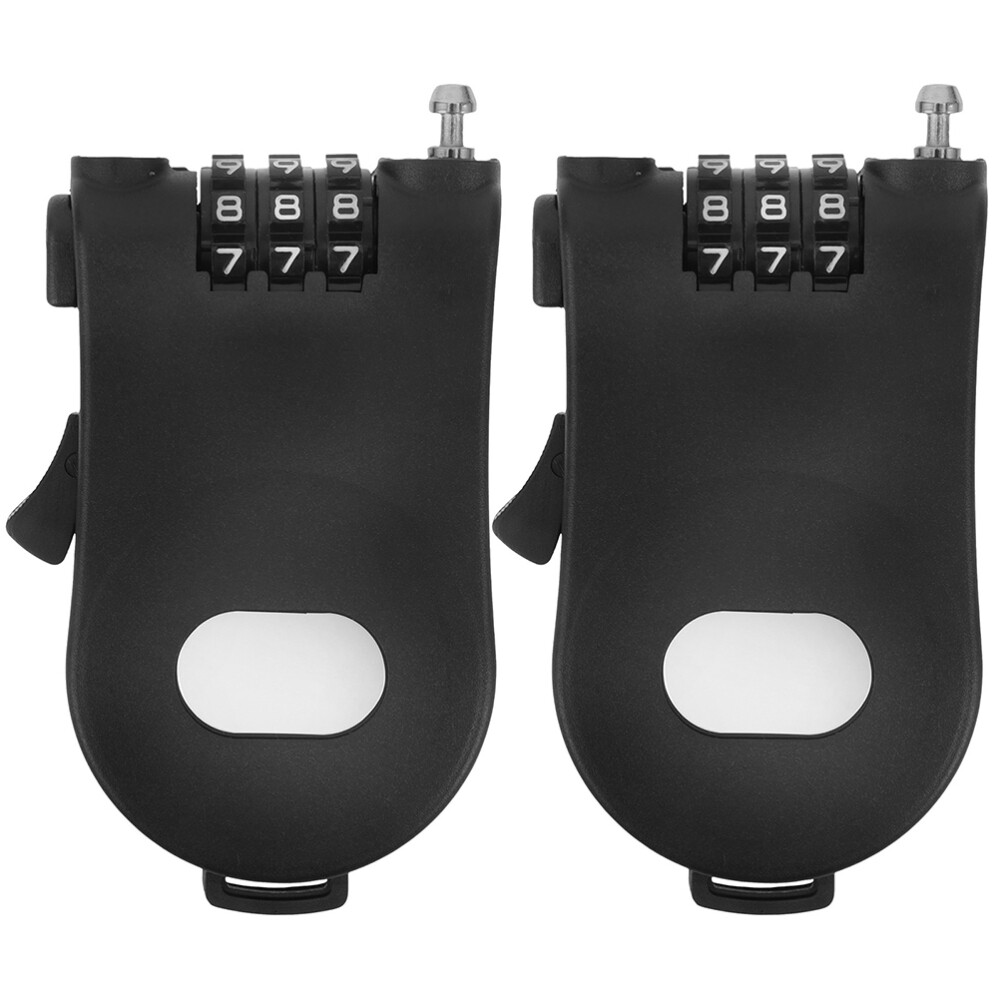 2 Pcs Adjustable Cable Security Combination Lock Steel Wire Password Rope