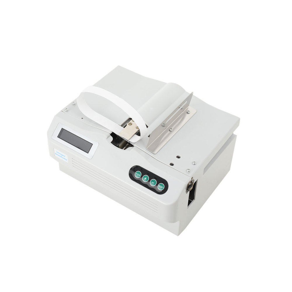Automatic Small Banknote Binding Machine Strapping Bundling Money Packer 110V