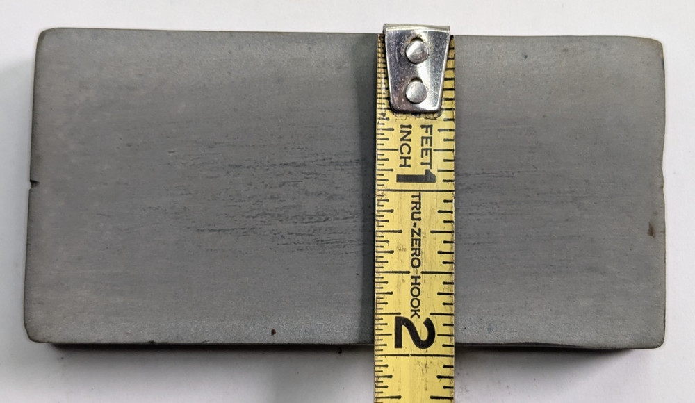 vintage used sharpening stone maybe natural