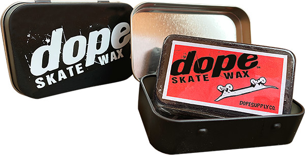 DOPE SKATE WAX BLK W/RECTANGLE TIN STASH BOX