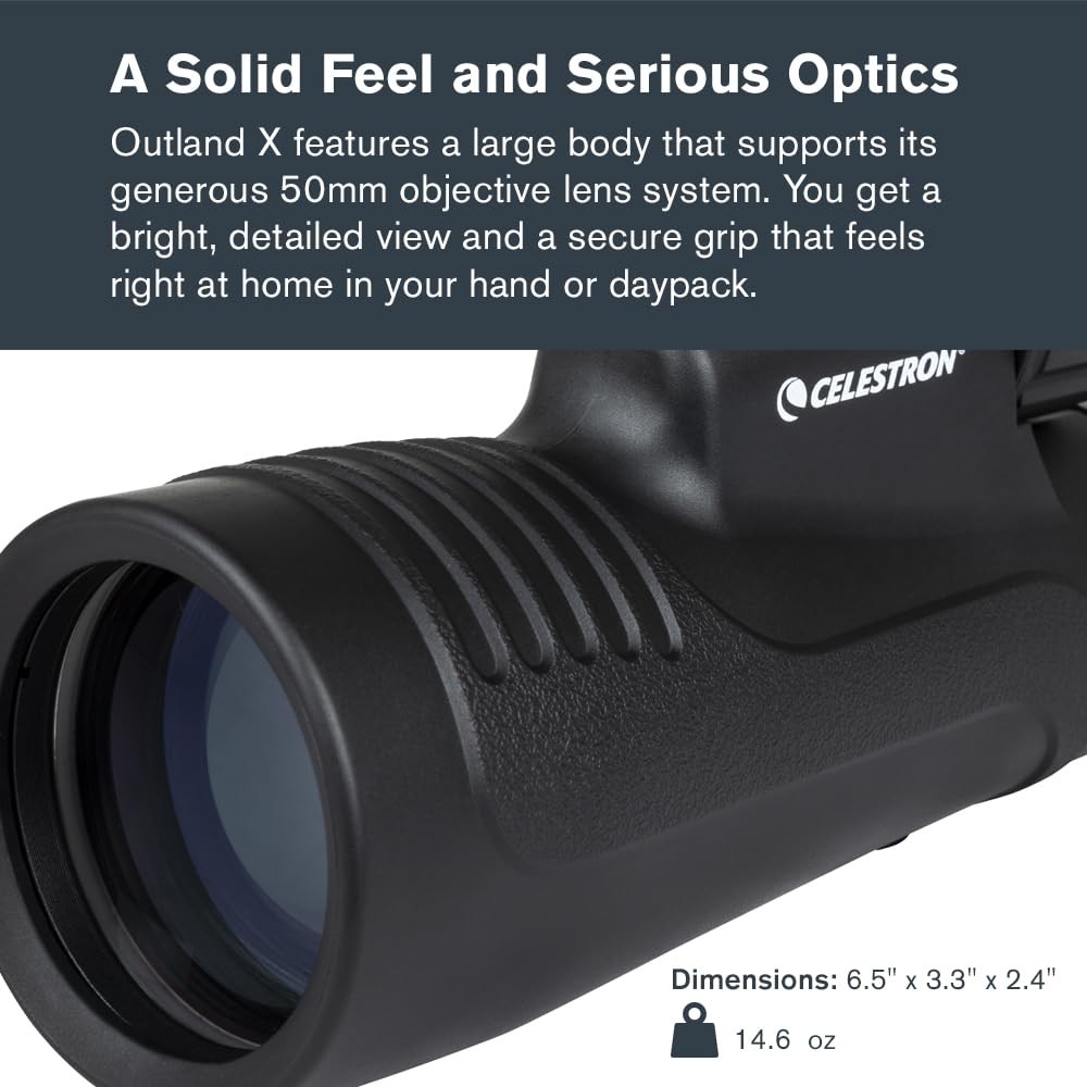 Celestron – Outland X 10x50 Monocular – Includes Smartphone