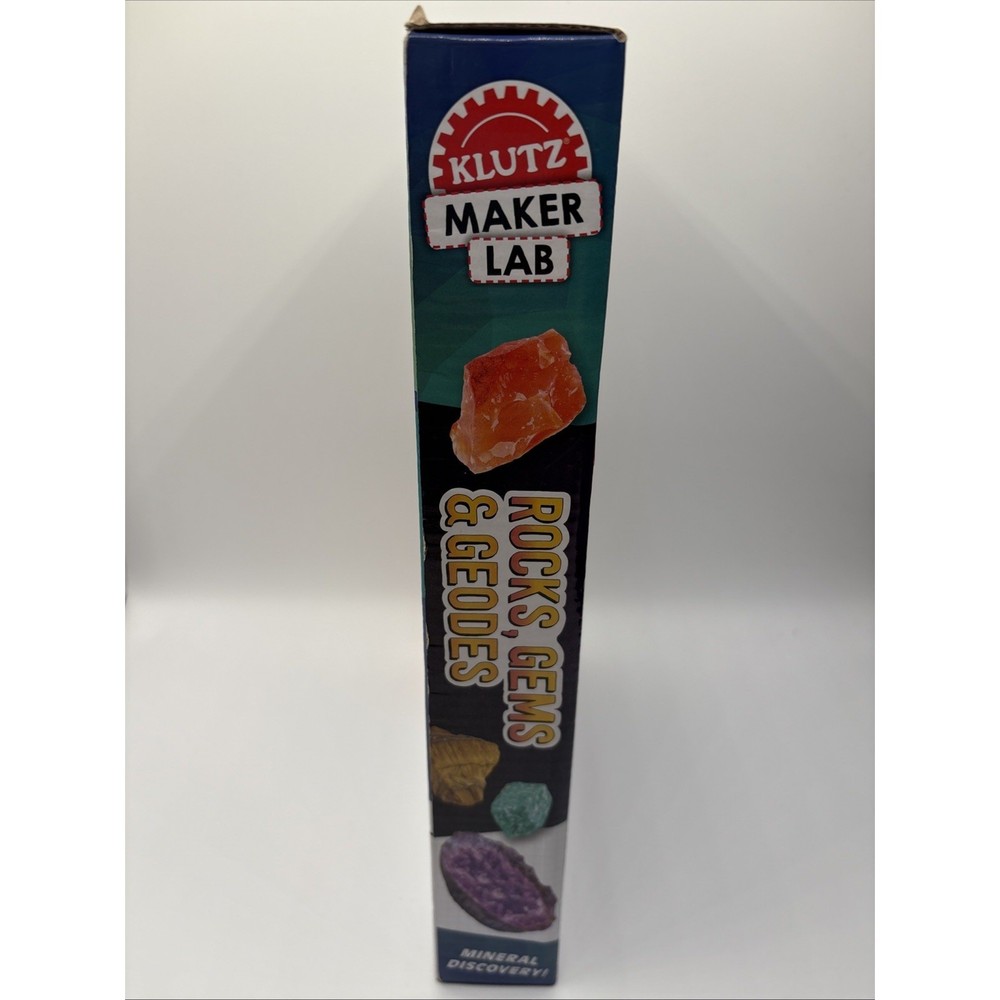 Rocks, Gems & Geodes/ Make Lab .STEM Kit . Open Box/ Book Missing.