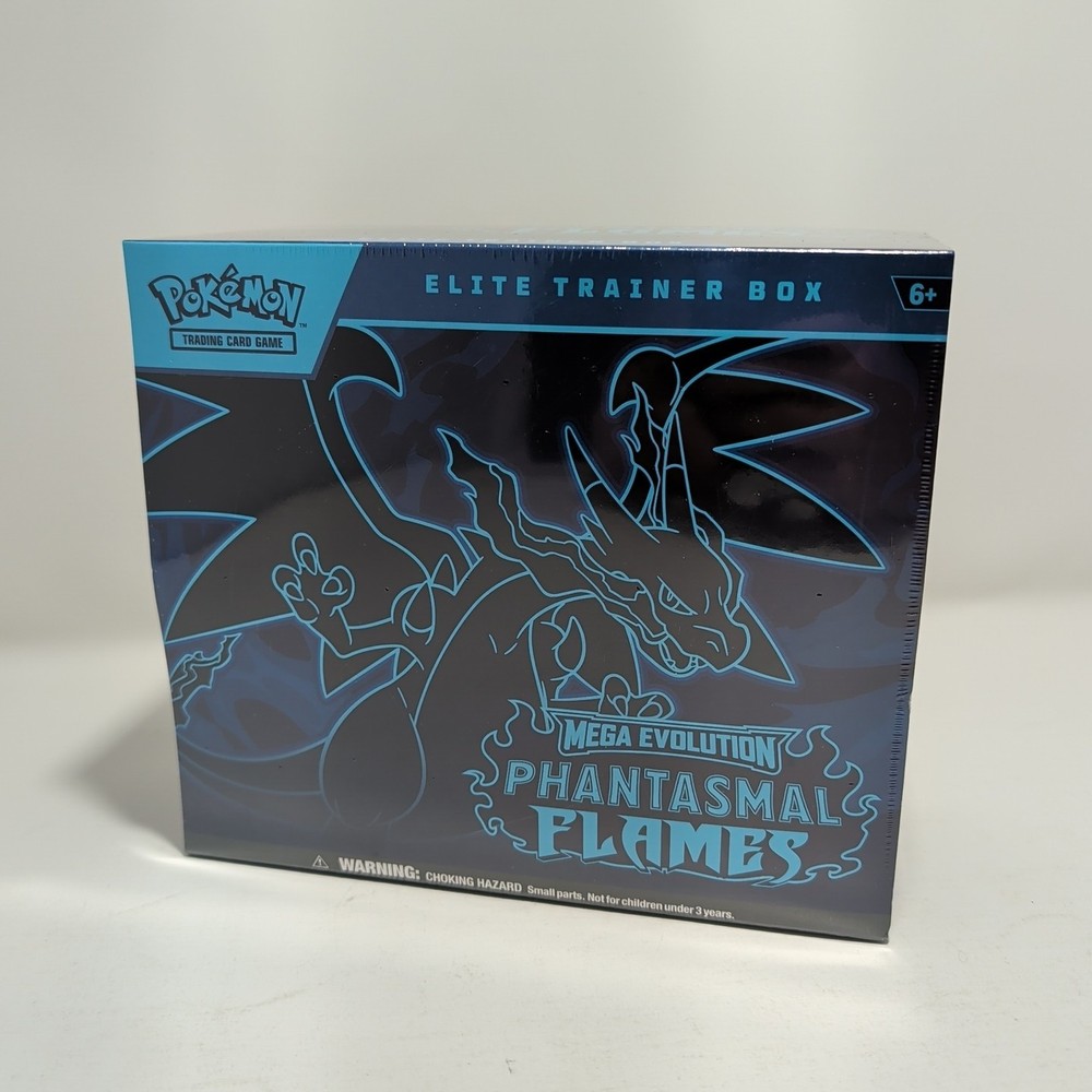 Pokémon TCG Mega Evolution Phantasmal Flames Elite Trainer Box. New Ships Today