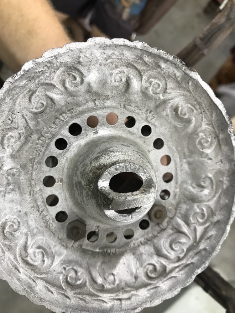 1924 ?? Riddle CO Light Fixture Chandelier #1