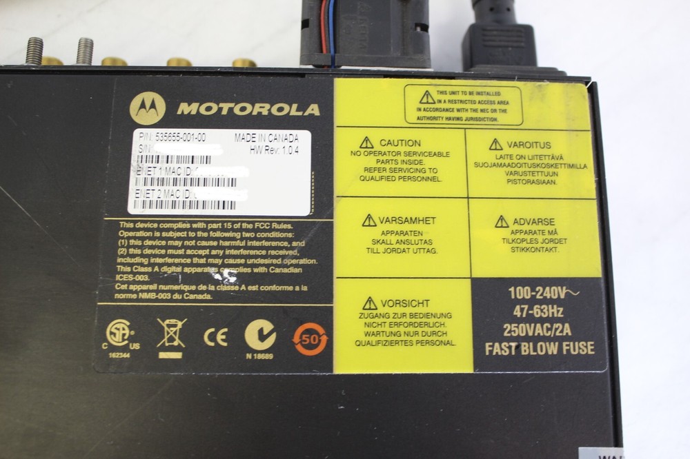 Motorola ARPD-1000 High Density Compact Demodulator & 1*ADM 4000 Module