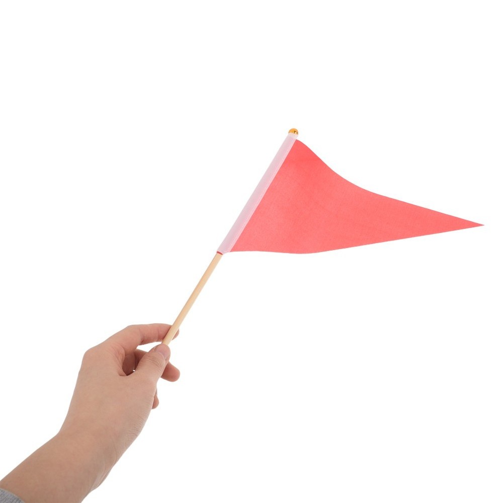 16pcs Marking Flags, Triangular Marker Flags for Yard & Lawn, Boundary & Dog