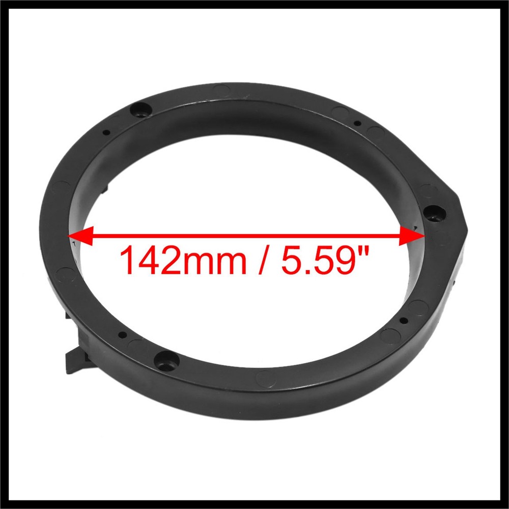 2 Pcs 6.5" Solid Car Stereo Speaker Spacer Mount Adapter Ring Bracket for Honda