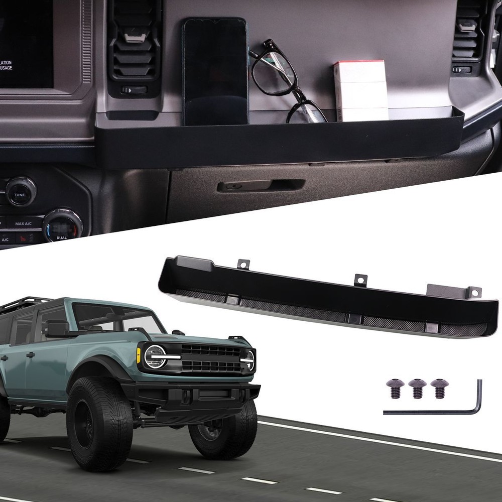 Front Console Passenger Storage Box Organizer For Bronco 2/4DOOR Accessories 21+