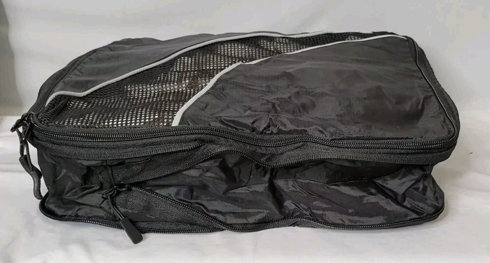 TravelWise Packing Cube System - Durable 4 Piece Weekender Plus Set (Black) New