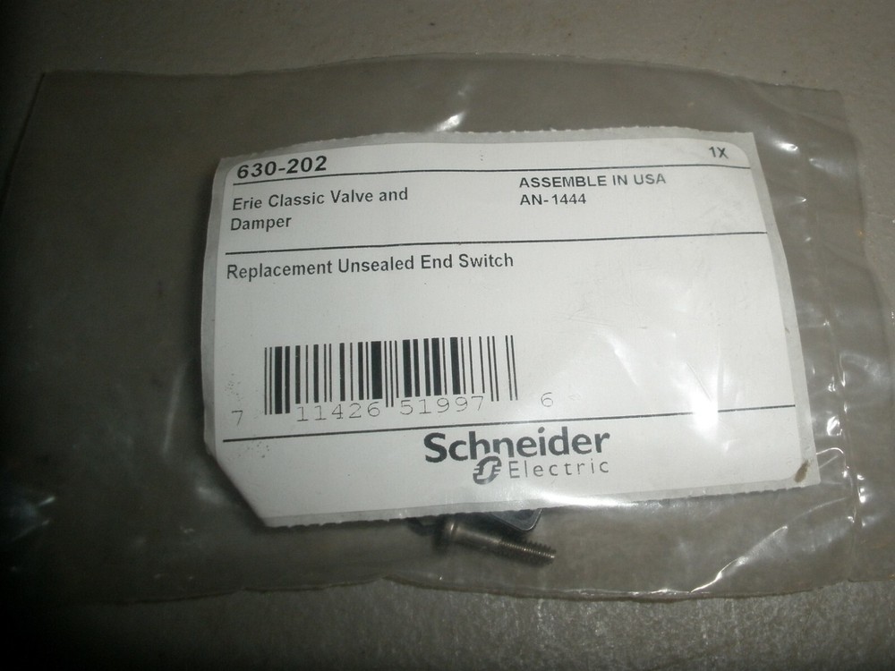 SCHNEIDER ELECTRIC 630-202 REPLACEMENT UNSEALED END SWITCH ERIE