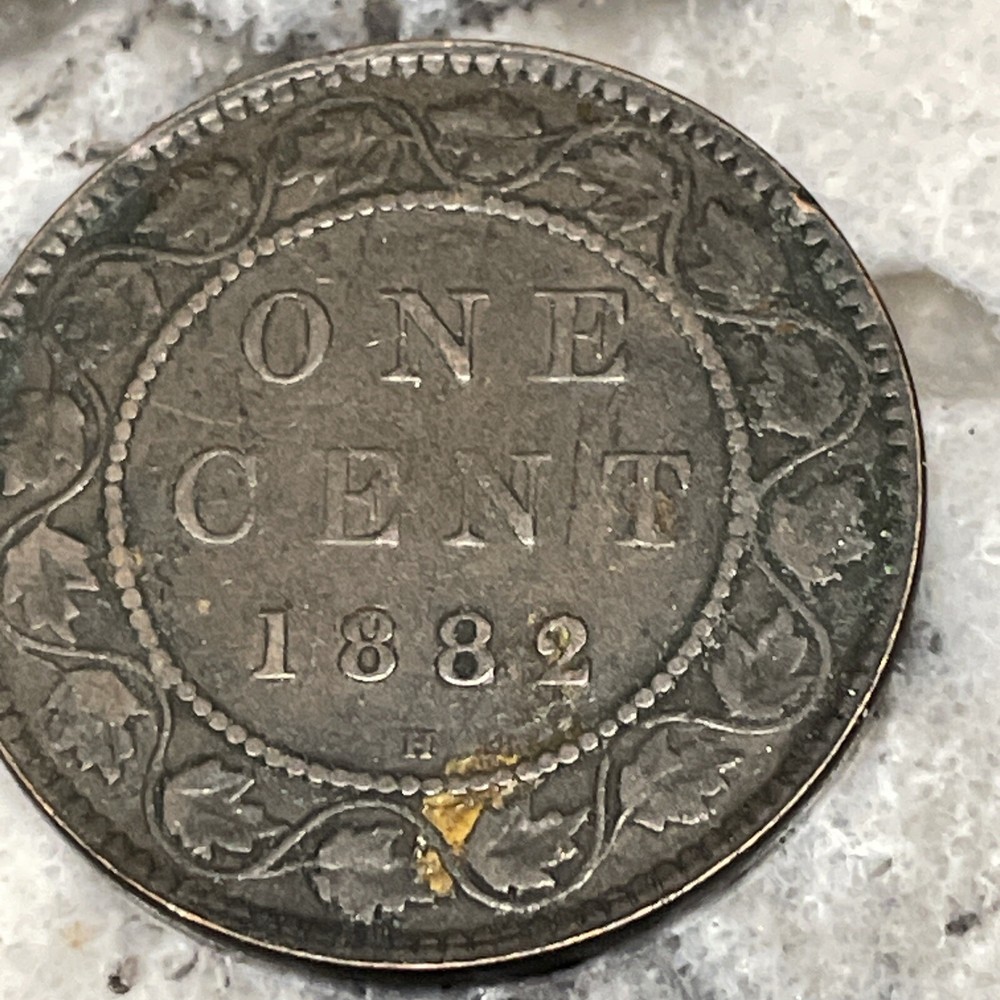 1882 Canada one Cent Coin