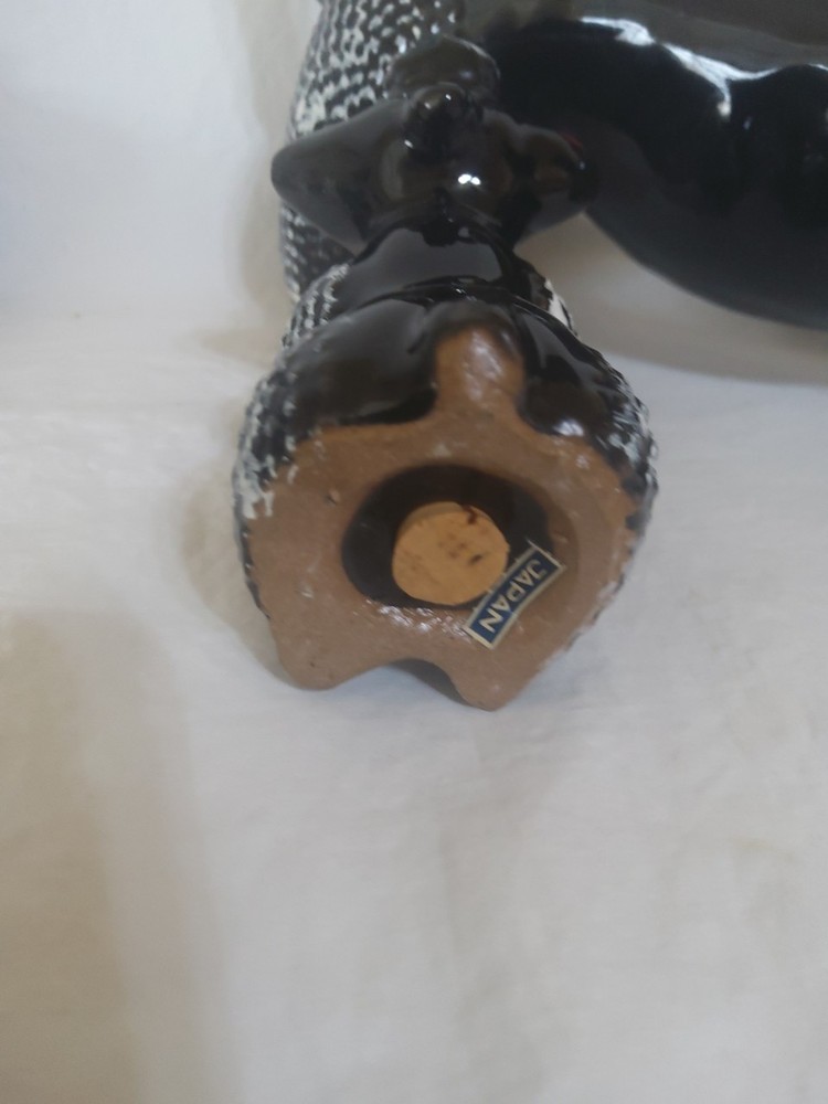 Vintage Redware Poodle Spice Rack Japan