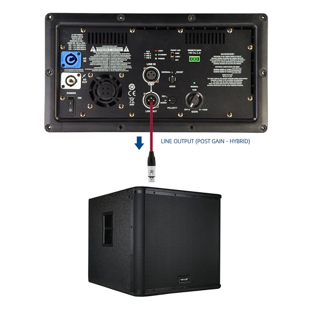 181A 1000W Power Module Subwoofer Continuous Class D Active Power Amplifier