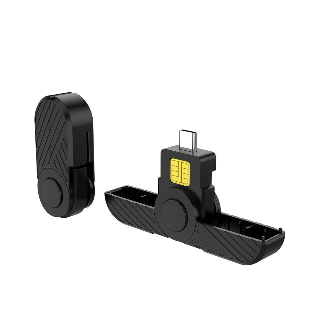 Foldable DOD Type C Common Access CAC Smart SIM Card/IC Bank Chip Card Reader