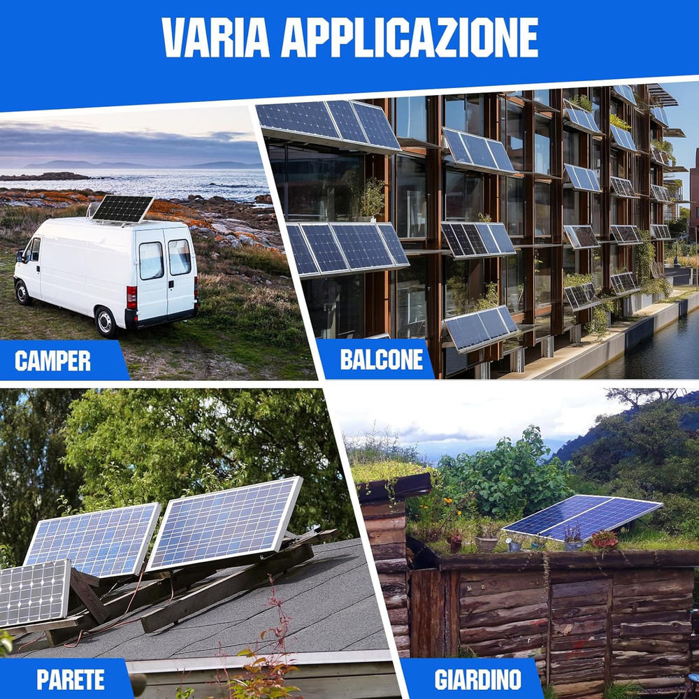 Upgraded 45In Solar Panel Mount Brackets, with Foldable Tilt Legs, Suitable for