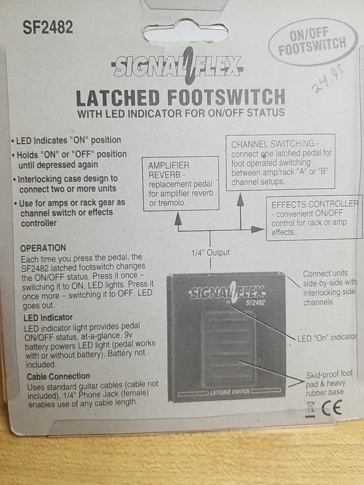 Signal Flex Latched Foot Switch