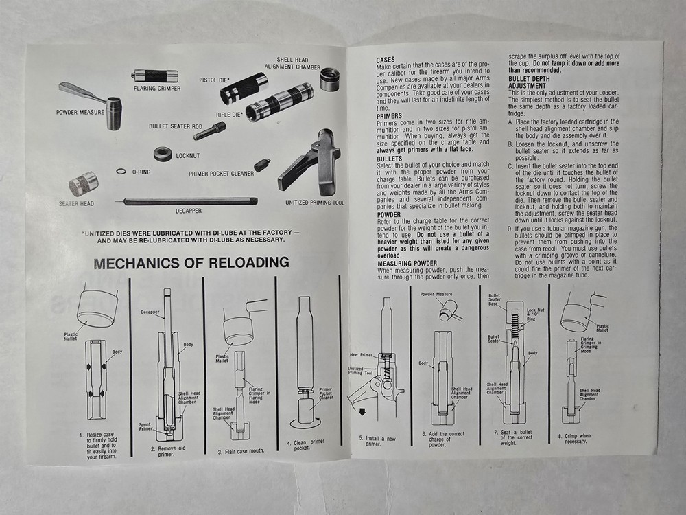 Vintage Lee Loader Complete Reloading Kit for .38 Special / .357 - Box & Manual