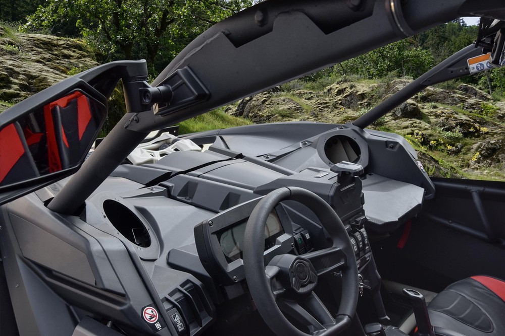 Front Dash Speaker Mount for Can Am X3, Front 6.5 inch Speaker Enclosure Pane...
