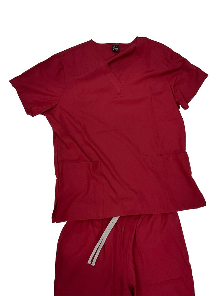 Viaoli Women's Teal Multi-color Multi-size Scrub Set
