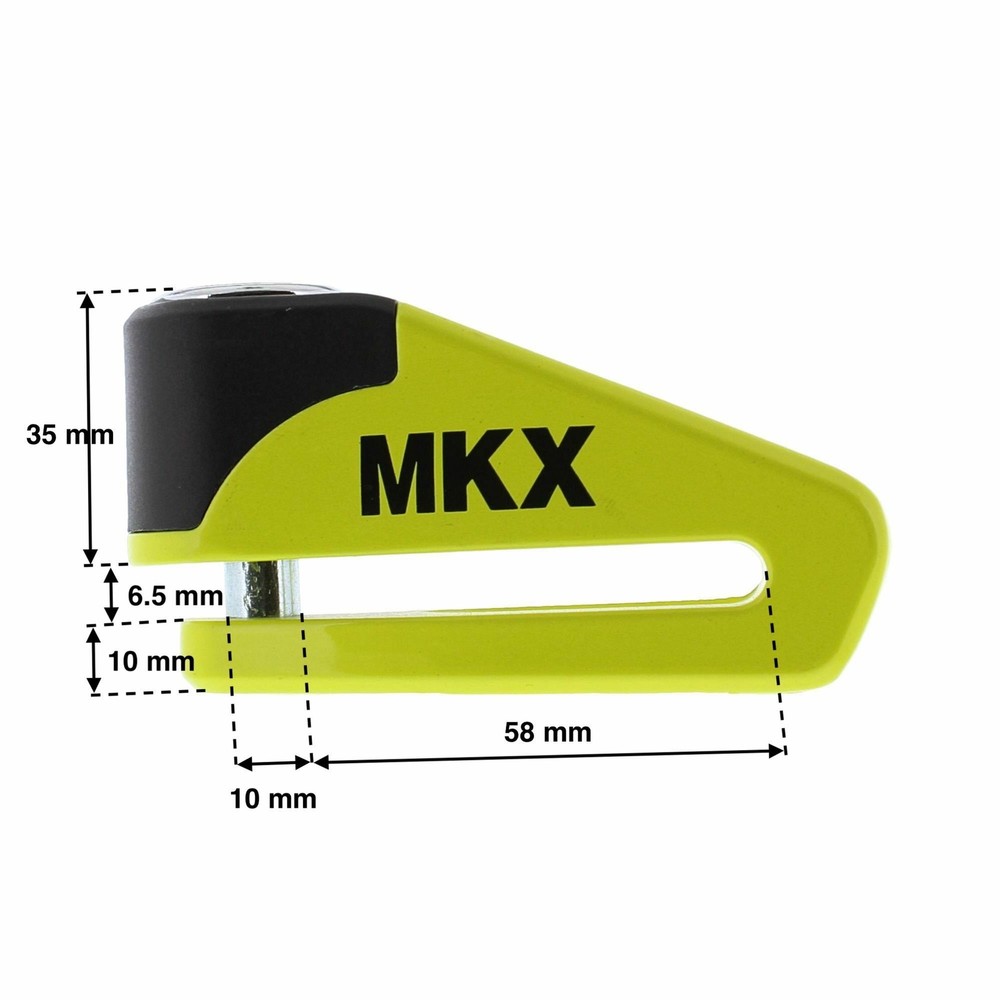 MKX-Lock Disclock Yellow 10mm