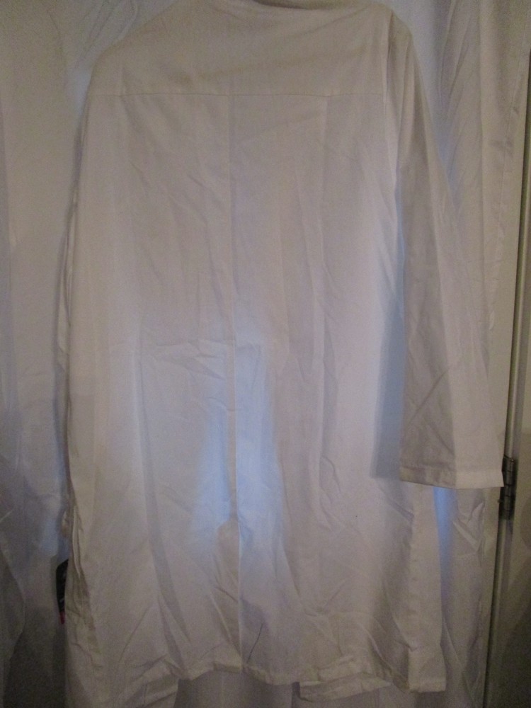 Dickies 40" Unisex Lab Coat 83403 DWHZ White Size Medium